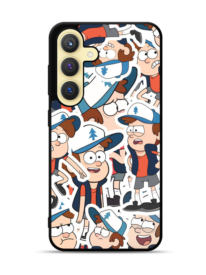 Gravity Falls Pattern Samsung Galaxy S25 Plus 5G , Samsung Galaxy S25+ 5G Case OV7625