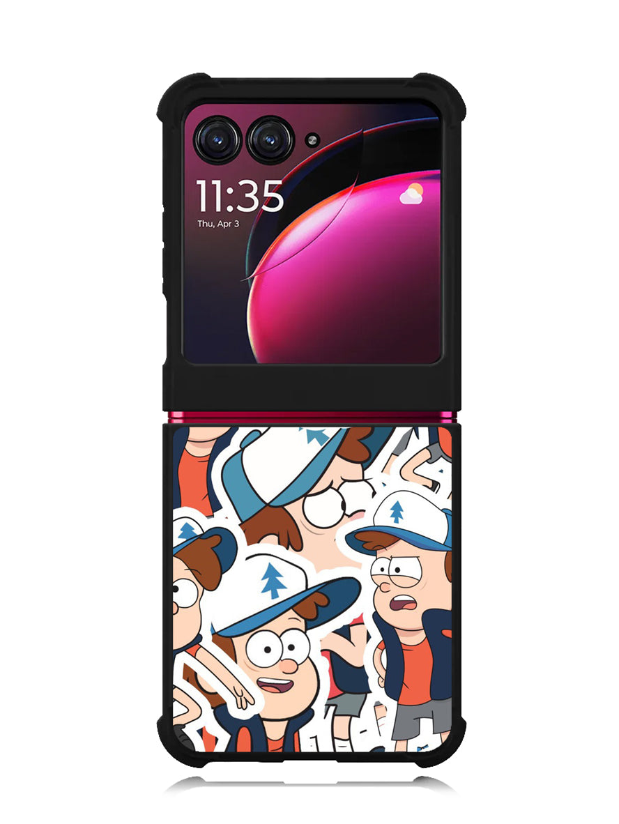 Gravity Falls Pattern Motorola Moto Razr Plus 2023 , Moto Razr+ 2023 Case OV7625
