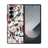 Gravity Falls Pattern Samsung Galaxy Z Fold 7 5G Case QC7625