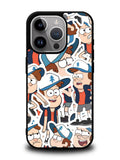 Gravity Falls Pattern iPhone 16 Pro Max Case QC7625