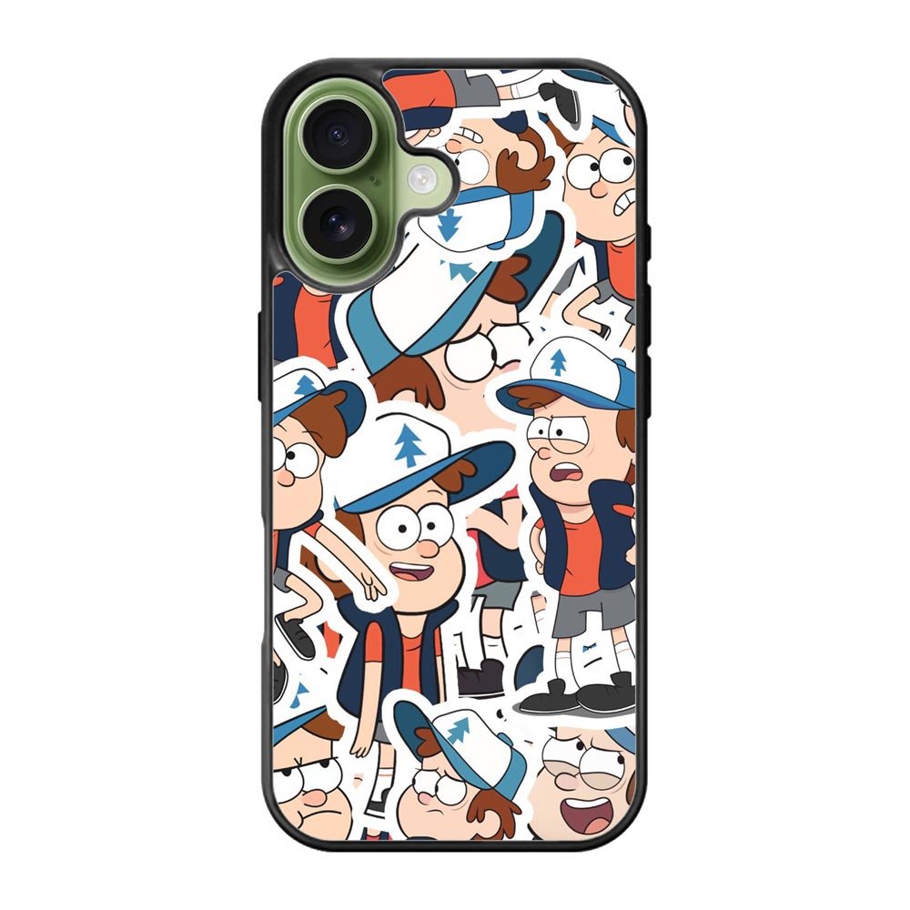 Gravity Falls Pattern iPhone 17 Case QC7625