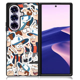 Gravity Falls Pattern Samsung Galaxy Z Fold 7 Case OV7625