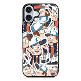 Gravity Falls Pattern iPhone 16 Case QC7625