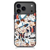 Gravity Falls Pattern iPhone 17 Pro Case RC7625