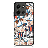 Gravity Falls Pattern Motorola Moto G 5G 2025 Case OV7625