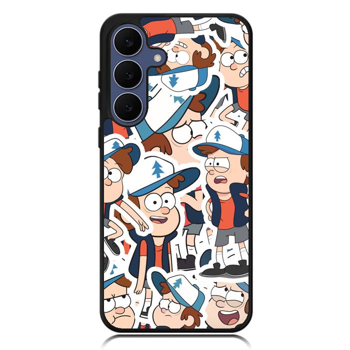Gravity Falls Pattern Samsung Galaxy S25 FE Case OV7625