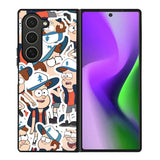Gravity Falls Pattern Samsung Galaxy Z Fold 6 5G 2024 Case OV7625
