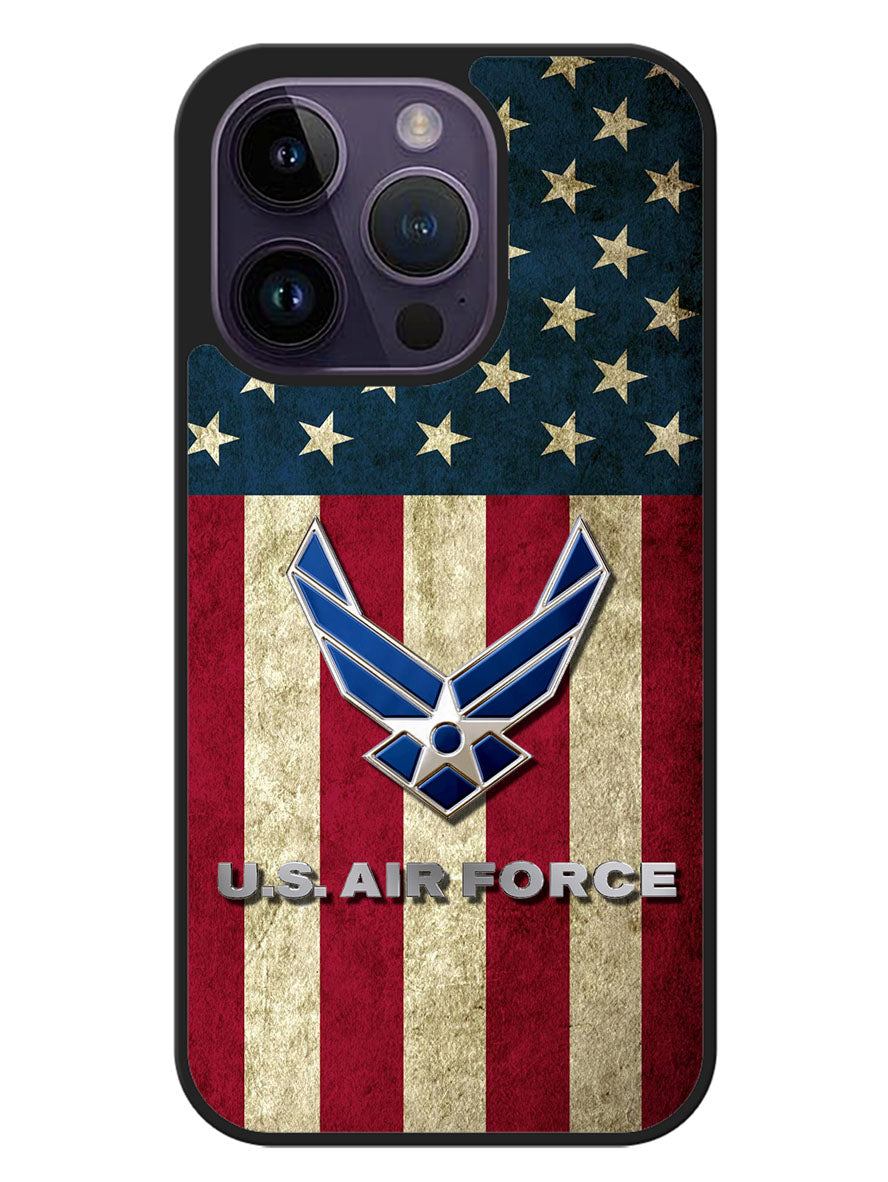 Us Air Force Military Usa Flag iPhone 14 Pro Case