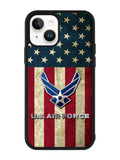Us Air Force Military Usa Flag iPhone 15 Plus Case OV7589