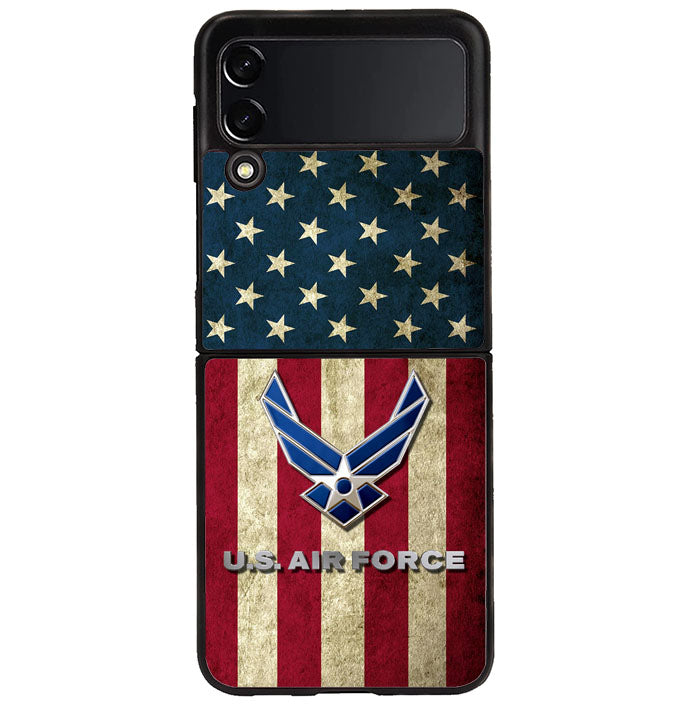 Us Air Force Military Usa Flag Samsung Galaxy Z Flip 4 5G 2022 Case