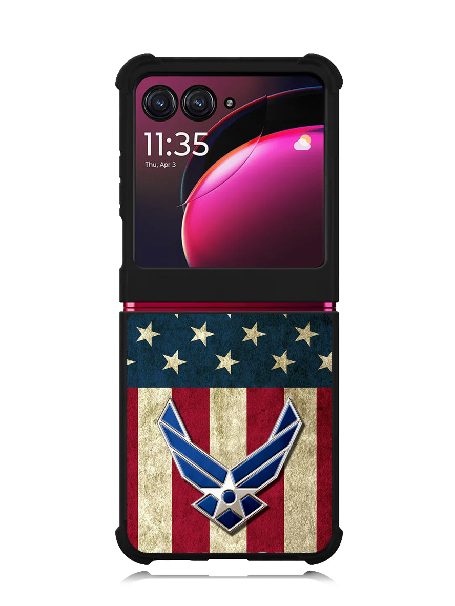 Us Air Force Military Usa Flag Motorola Moto Razr Plus 2023 , Moto Razr+ 2023 Case