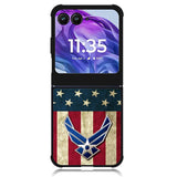 Us Air Force Military Usa Flag Motorola Moto Razr Plus 2024 , Moto Razr+ 2024 Case