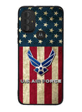 Us Air Force Military Usa Flag Motorola Moto G Pure 2021 , Moto G Power 2022 Case