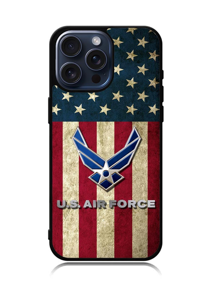 Us Air Force Military Usa Flag iPhone 15 Pro Max Case OV7589