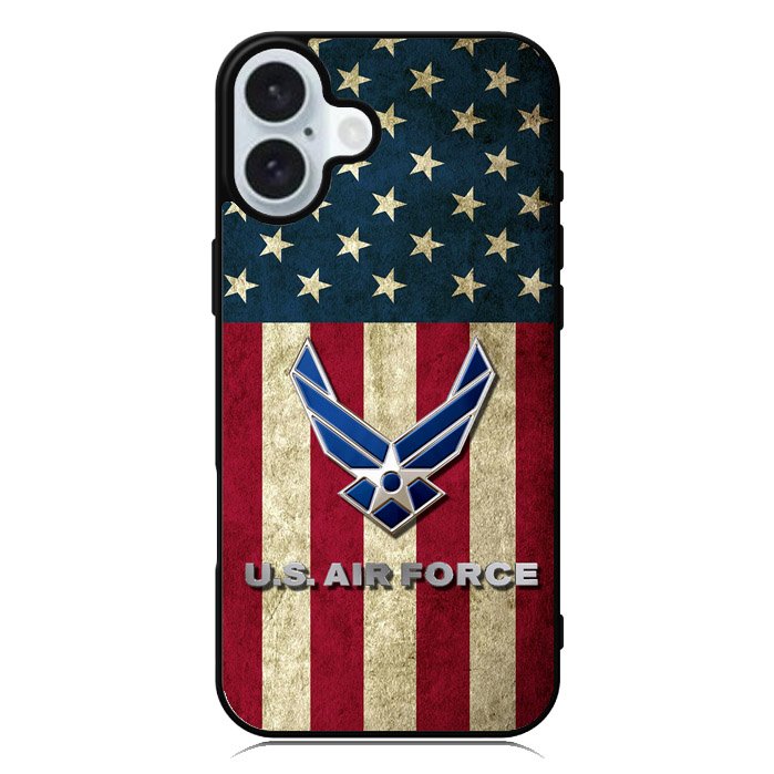 Us Air Force Military Usa Flag iPhone 16 Case