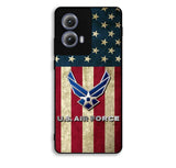 Us Air Force Military Usa Flag Motorola Moto Edge 2024 Case OV6836