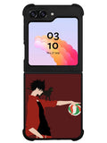 Kuro Haikyu Samsung Galaxy Z Flip 5 5G 2023 Case OV7504