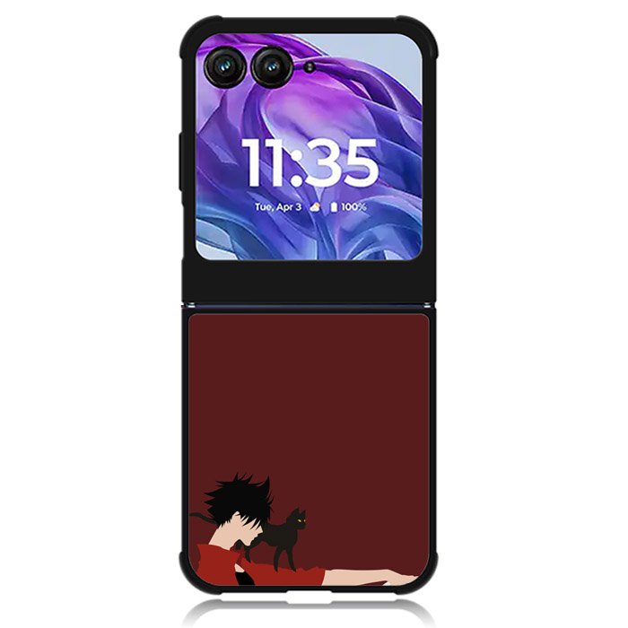 Kuro Haikyu Motorola Moto Razr Plus 2024 , Moto Razr+ 2024 Case OV7504