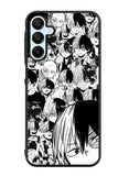 Todoroki Black and White Samsung Galaxy A35 5G Case OV7534