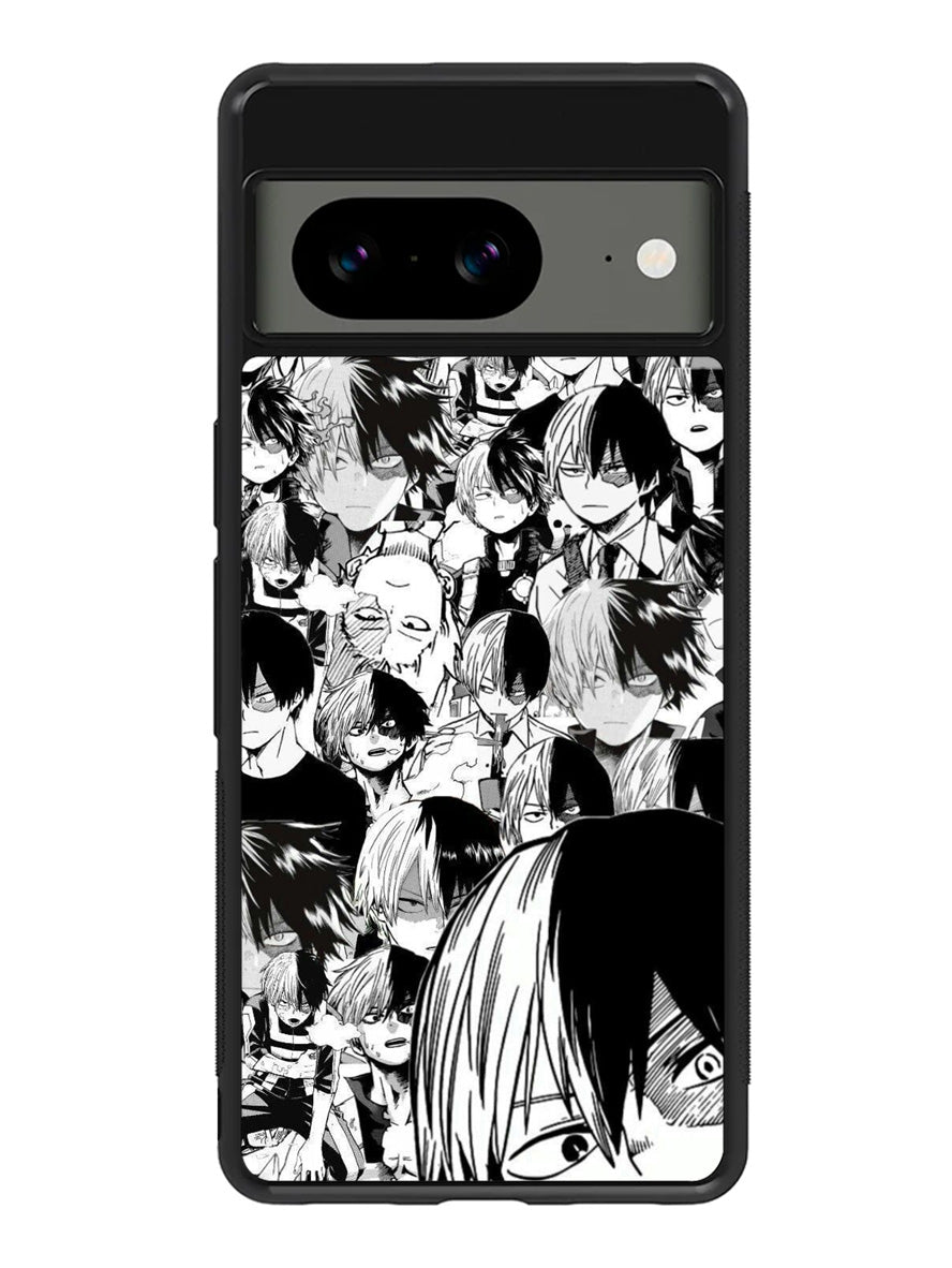Todoroki Black and White Google Pixel 8 Case QC7534