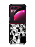 Todoroki Black and White Motorola Moto Razr Plus 2023 , Moto Razr+ 2023 Case OV7534