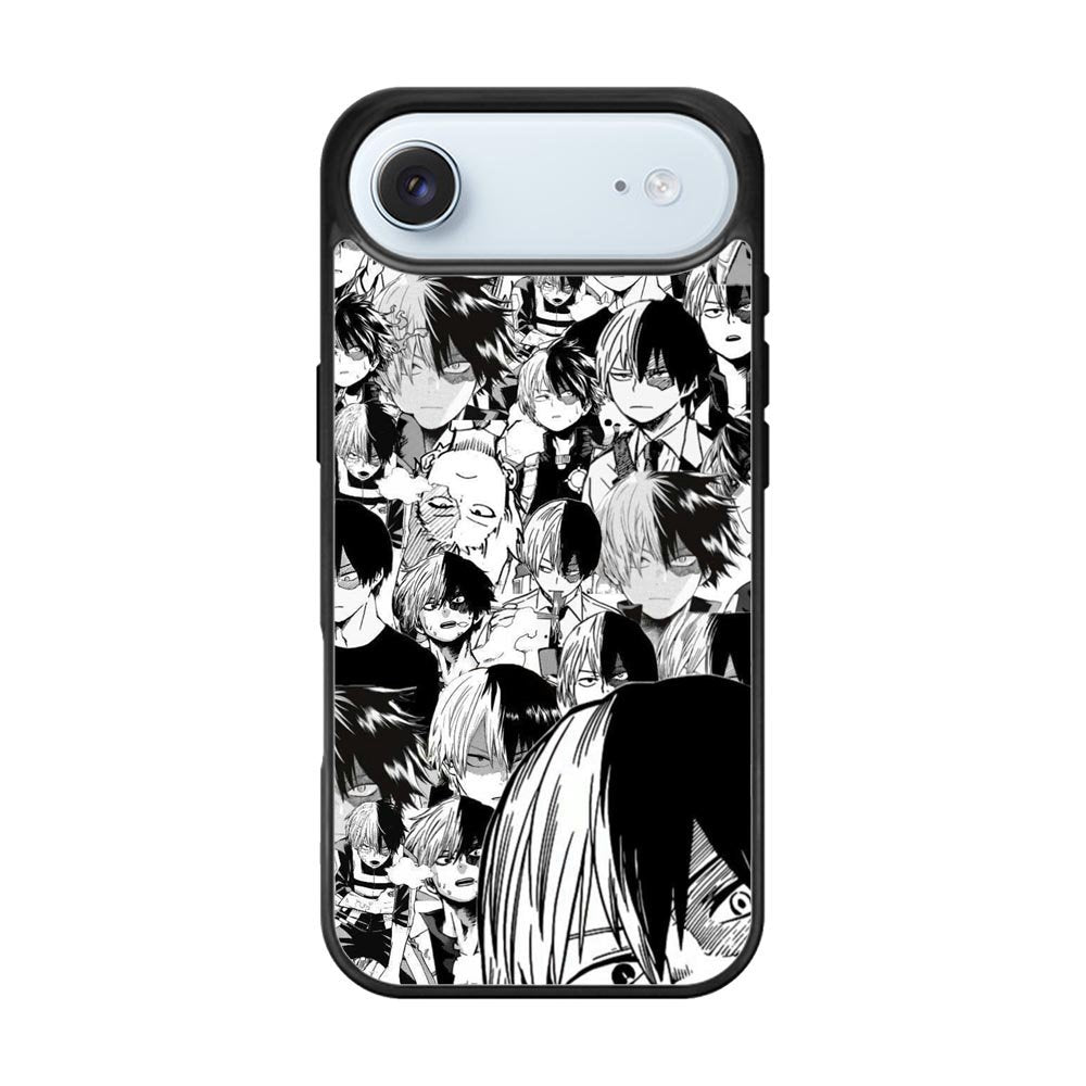 Todoroki Black and White iPhone Air Case QC7534
