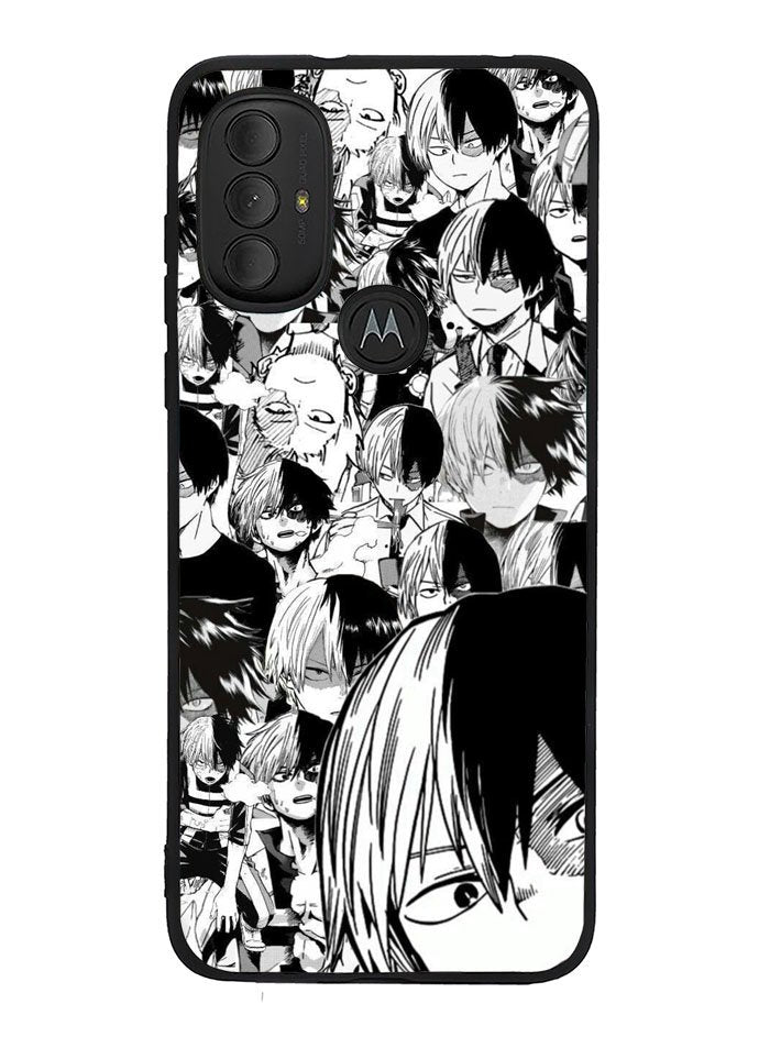 Todoroki Black and White Motorola Moto G Pure 2021 , Moto G Power 2022 Case OV7534