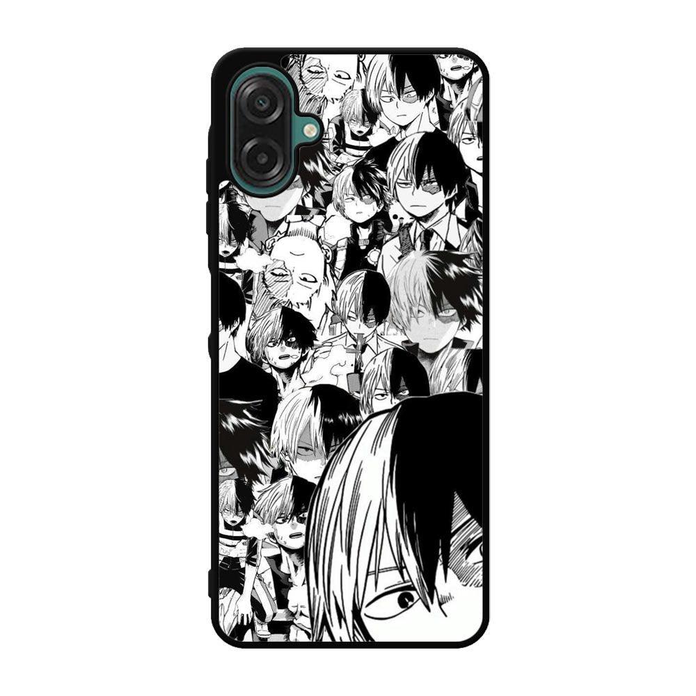 Todoroki Black and White Samsung Galaxy A07 Case QC7534