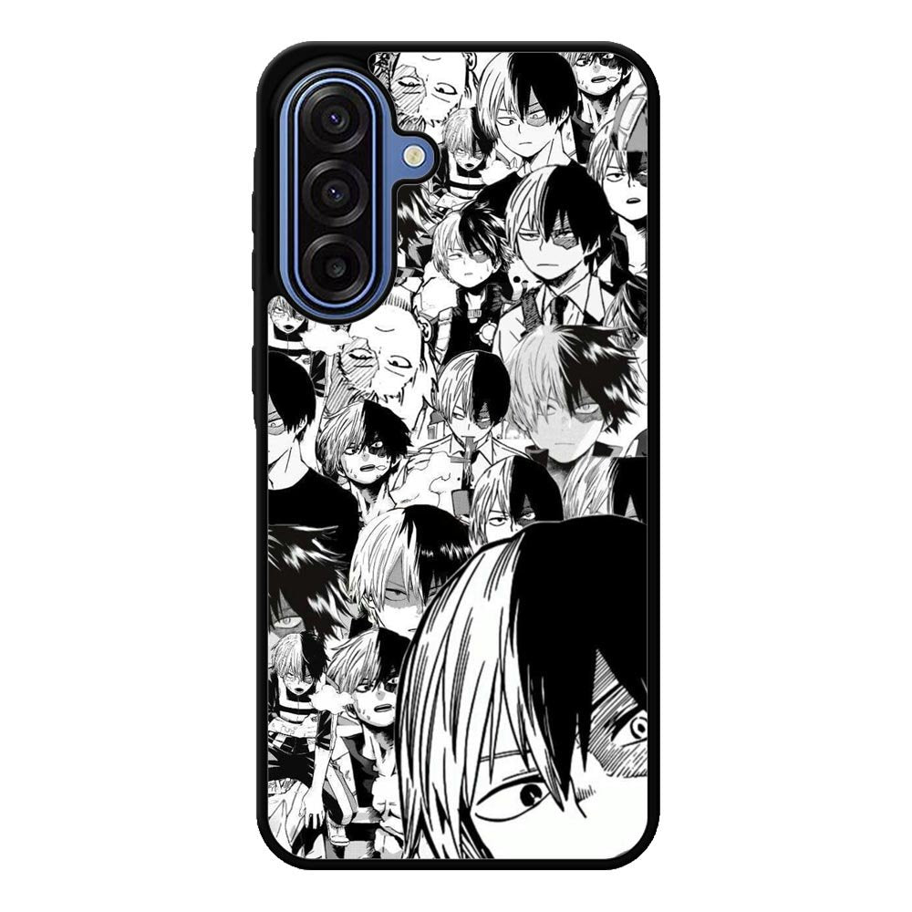 Todoroki Black and White Samsung Galaxy A17 Case QC7534