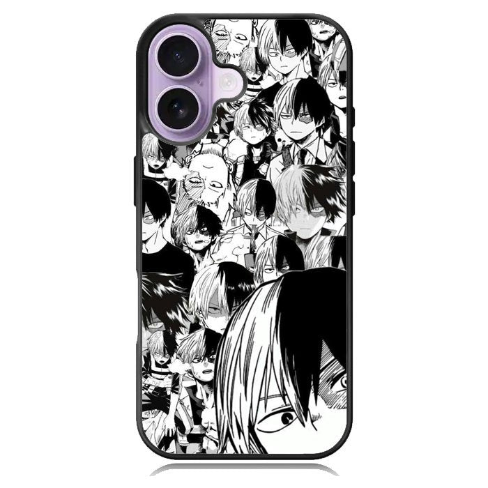 Todoroki Black and White iPhone 17 Case OV7534