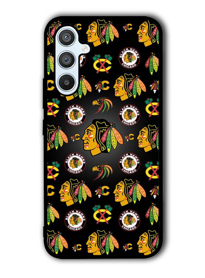 Chicago Blackhawks Pattern Samsung Galaxy A14 5G Case QC7420