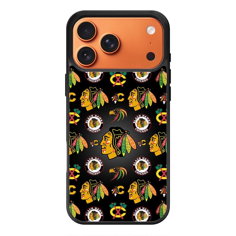 Chicago Blackhawks Pattern iPhone 17 Pro Case QC7420