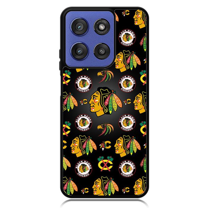 Chicago Blackhawks Pattern Motorola Moto G Stylus 5G 2025 Case OV7420
