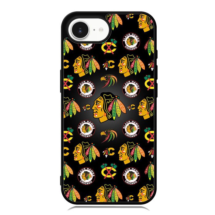 Chicago Blackhawks Pattern iPhone 16e Case OV7420