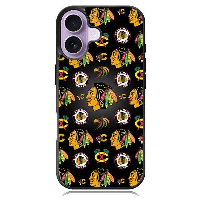 Chicago Blackhawks Pattern iPhone 17 Case OV7420