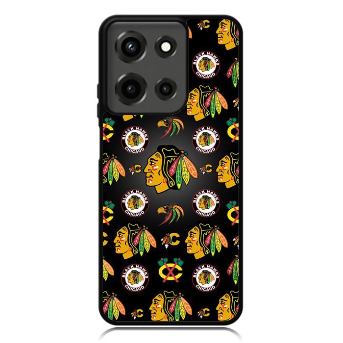 Chicago Blackhawks Pattern Motorola Moto G 5G 2025 Case OV7420