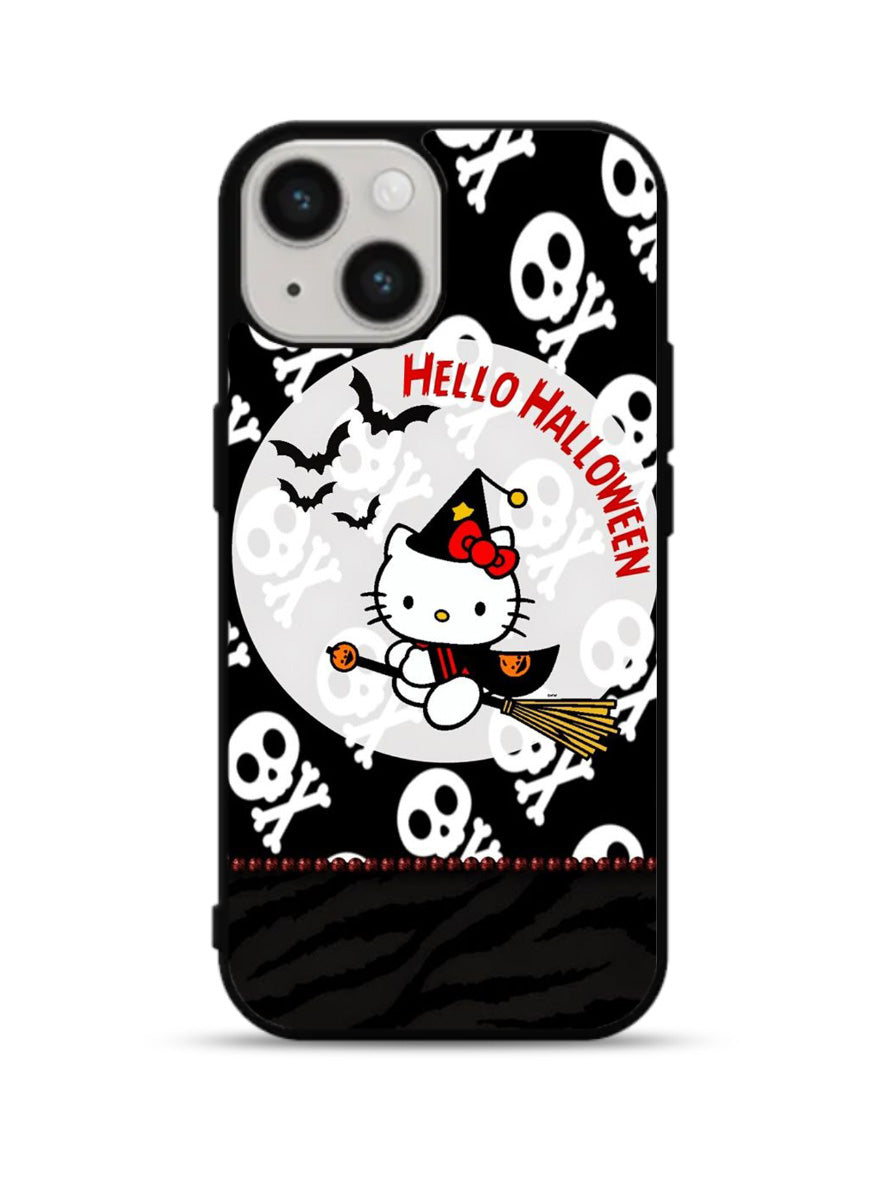 Hello Halloween Kitty iPhone 15 Plus Case