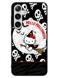 Hello Halloween Kitty Samsung Galaxy S25 5G Case