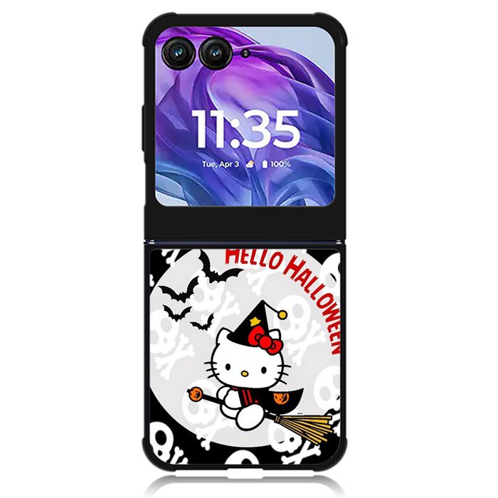Hello Halloween Kitty Motorola Moto Razr Plus 2024 , Moto Razr+ 2024 Case