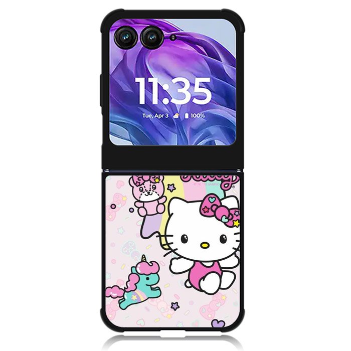 Hello Kitty Pink Motorola Moto Razr Plus 2024 , Moto Razr+ 2024 Case OV7427