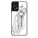 Anime Girl Sketch Motorola Moto G Play 2024 Case OV9638
