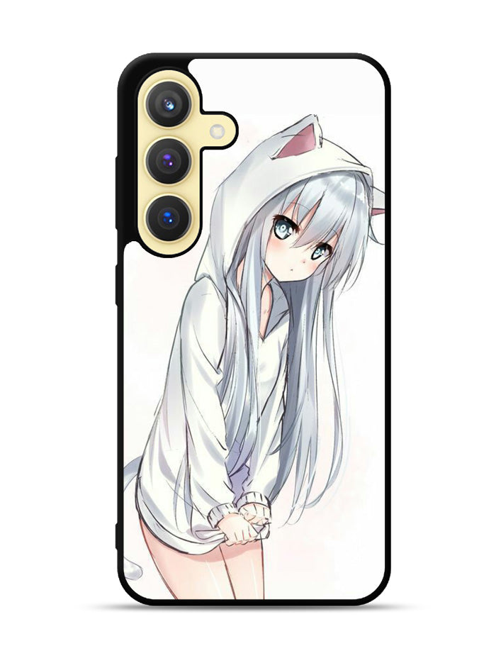 Anime Girl Sketch Samsung Galaxy S25 5G Case OV9638