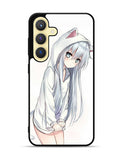 Anime Girl Sketch Samsung Galaxy S25 5G Case OV9638