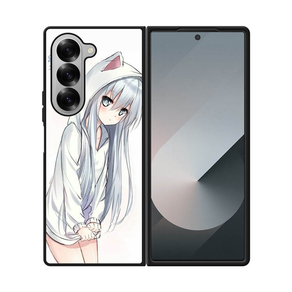 Anime Girl Sketch Samsung Galaxy Z Fold 7 5G Case QC9638