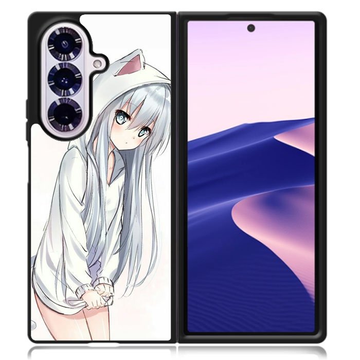 Anime Girl Sketch Samsung Galaxy Z Fold 7 Case OV9638