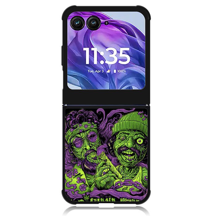 Cheech And Chong Marijuana Weed Motorola Moto Razr Plus 2024 , Moto Razr+ 2024 Case