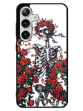Grateful Dead Bones And Roses Samsung Galaxy S24 5G Case