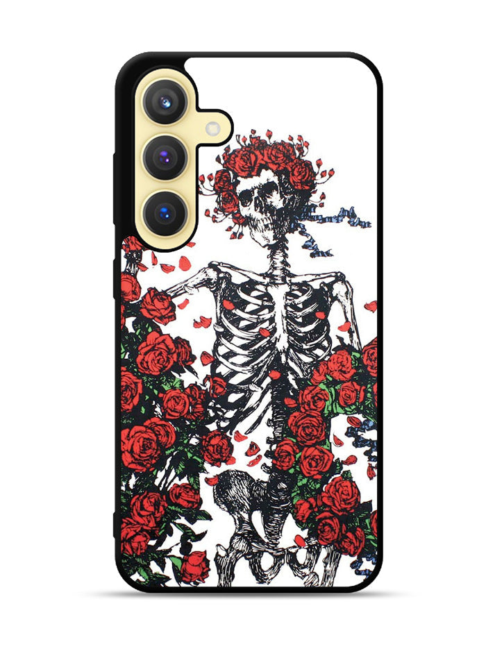 Grateful Dead Bones And Roses Samsung Galaxy S24 Plus 5G , Samsung Galaxy S24+ 5G Case