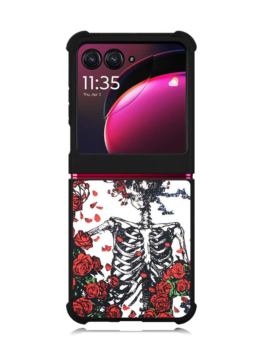 Grateful Dead Bones And Roses Motorola Moto Razr Plus 2023 , Moto Razr+ 2023 Case