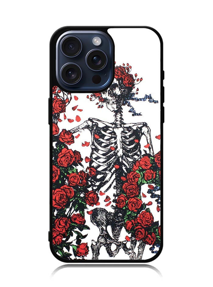 Grateful Dead Bones And Roses iPhone 15 Pro Case OV9625